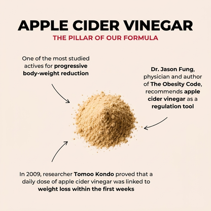 Apple cider vinegar pillar