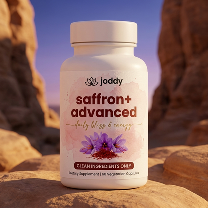 Joddy Saffron+ on desert rocks